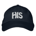 HIS EMBROIDERED BASEBALL CAPS