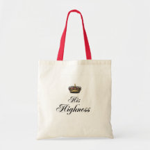His Highness (part of his and hers set) Tote Bag