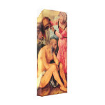 his wife - Job mocked Stretched Canvas Prints