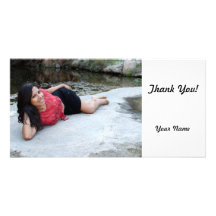 Hispanic Woman Creek Photo Cards