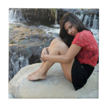 Hispanic Woman Creek Tile