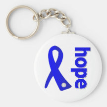 Histiocytosis Hope Ribbon Key Chains