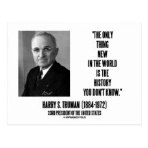 Histoire de chose de Harry Truman seulement nouvel Cartes Postales