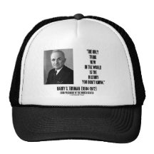 Histoire de chose de Harry Truman seulement nouvel Casquettes