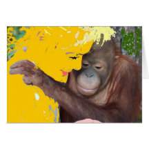 Histoires pour endormir d'amour animales de bébés carte de vœux