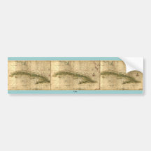 Historic 1639 Map of Cuba by Joan Vinckeboons Bumper Stickers
