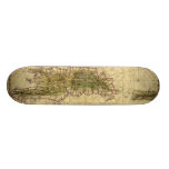 Historic 1639 Map of Hispaniola - Joan Vinckeboons Skateboards