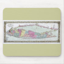 Historic 1855-1857 Travellers Map of Long Island