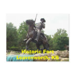Historic Fort Leavenworth, KS- Buffalo Soldier Mon Postcards