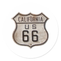 Historic Highway Road Sign