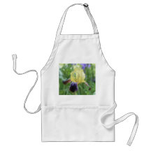 Historic Iris - Purple And Yellow Apron