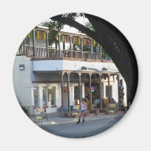 Historic Plaza Fridge Magnet