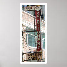 Historic Printing Sign in NYC