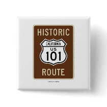 Historic Route US 101 California (Sign)