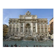 Historic Trevi Fountain in Rome, Italy Postcards