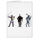 Historical Britain England 15th Century Knights Greeting Card