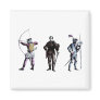 Historical Britain England 15th Century Knights Fridge Magnets