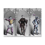 Historical Britain England 15th Century Knights Post Cards