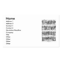 Historical Costumes Business Card