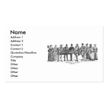 Historical Costumes Business Card