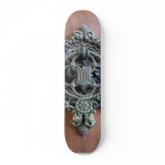 Historical Door Knocker On The Gate To Hluboka Cas skateboards