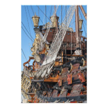 historical galleon photo art