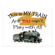 Historical Train Gifts--Hilarious sayings Postcard