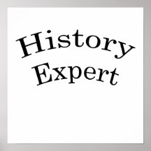 History Expert Print