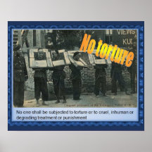 History, HUman rights, No torture Poster