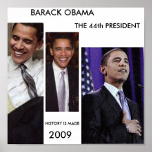 HISTORY IS MADE BARACK OBAMA POSTER