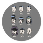 History of Mens Hair stickers