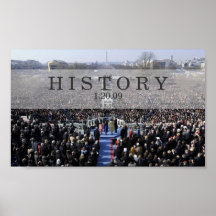 HISTORY: President Obama Swearing in Ceremony Poster