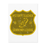 History Teacher Drinking League