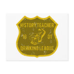 History Teacher Drinking League