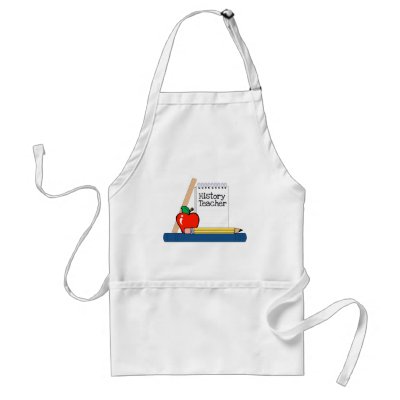 History Teacher (Notebook) Apron by LushLaundry