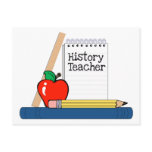 History Teacher (Notebook) Post Cards