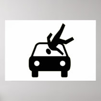 Hit By Car Poster