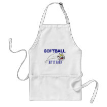 Hit It Hard Softball Aprons