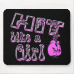 Hit Like A Girl Mousepad