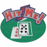 Hit Me Cards embroidered shirts