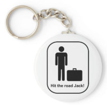 Hit the Road Jack Key Chain