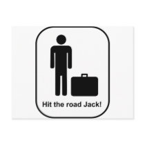 Hit the Road Jack Postcards