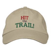 Hit the Trail! Embroidered Hat