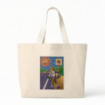 Hitchiking Hobo Canvas Bag