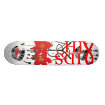 HIV/AIDS SB CUSTOM SKATE BOARD