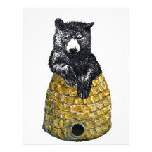 hive bear customized letterhead