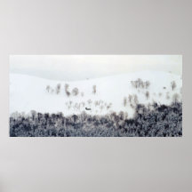 Hiver dans Paltinis Sibiu Roumanie Affiches
