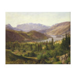 Hjelle in Valders, Tile Fjord, 1835 Canvas Print