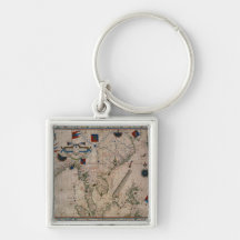 HM 41  The Far East, from a portolan atlas Key Chains