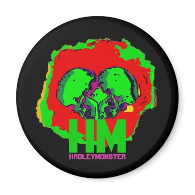 HM, HADLEYMONSTER FRIDGE MAGNETS by hadleymonster